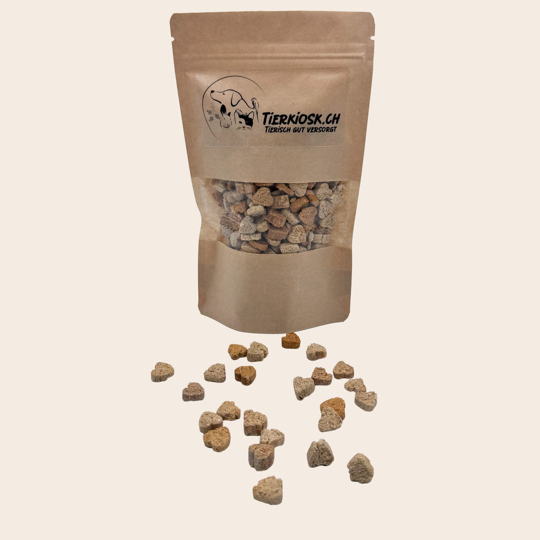 Biskuit in Herzform mit Kartoffel und Lamm Multipack