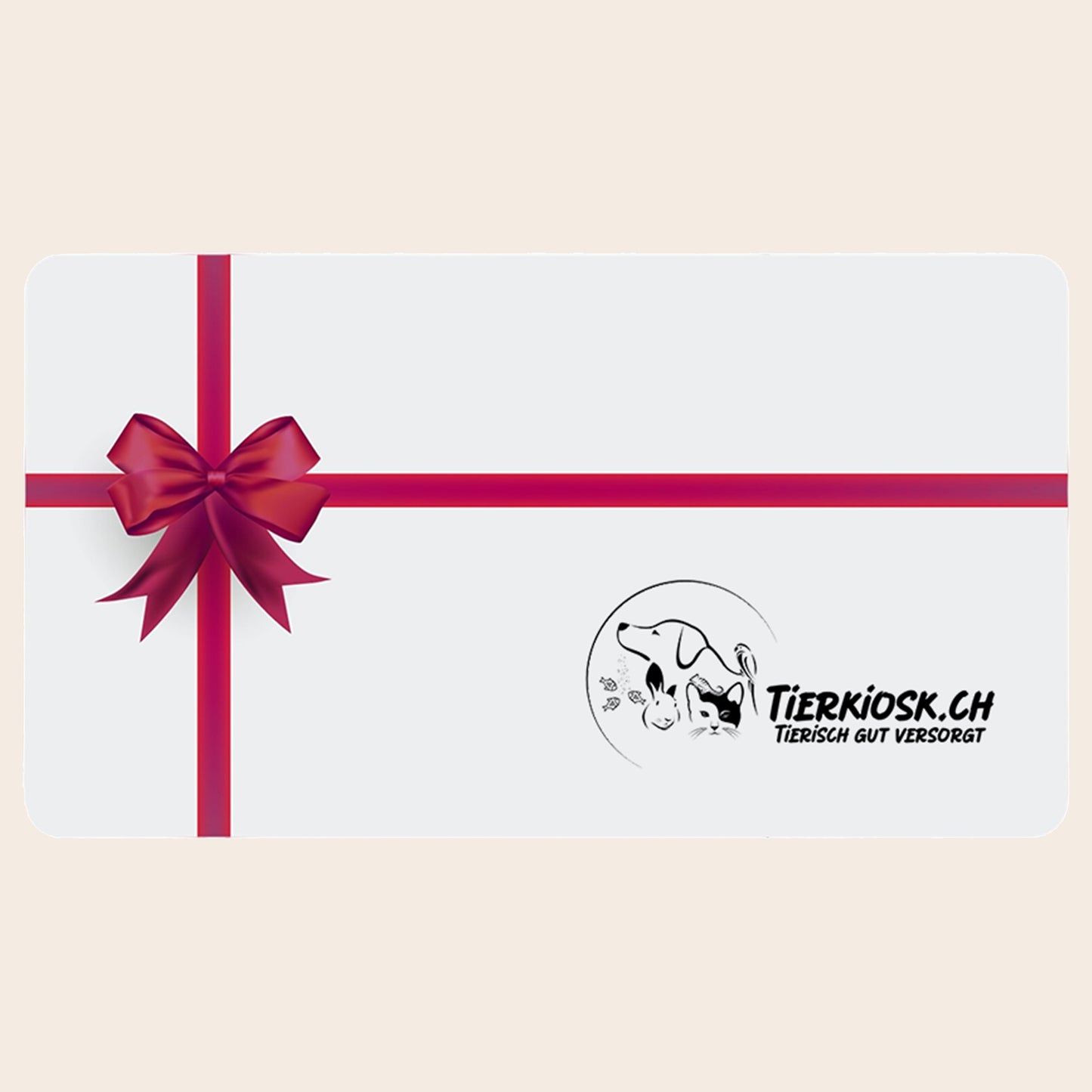 Tierkiosk-Geschenkgutschein