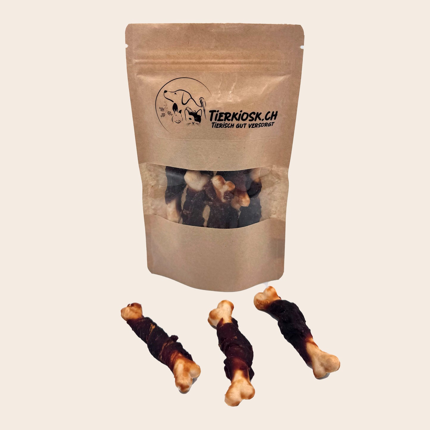 Knöchelchen mit Poulet ummantelt Multipack