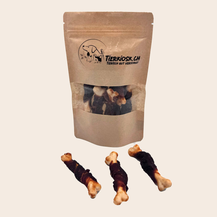 Knöchelchen mit Poulet ummantelt Multipack